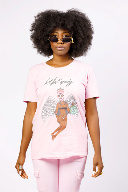 Lost but Greedy Tee (Brown Girl)